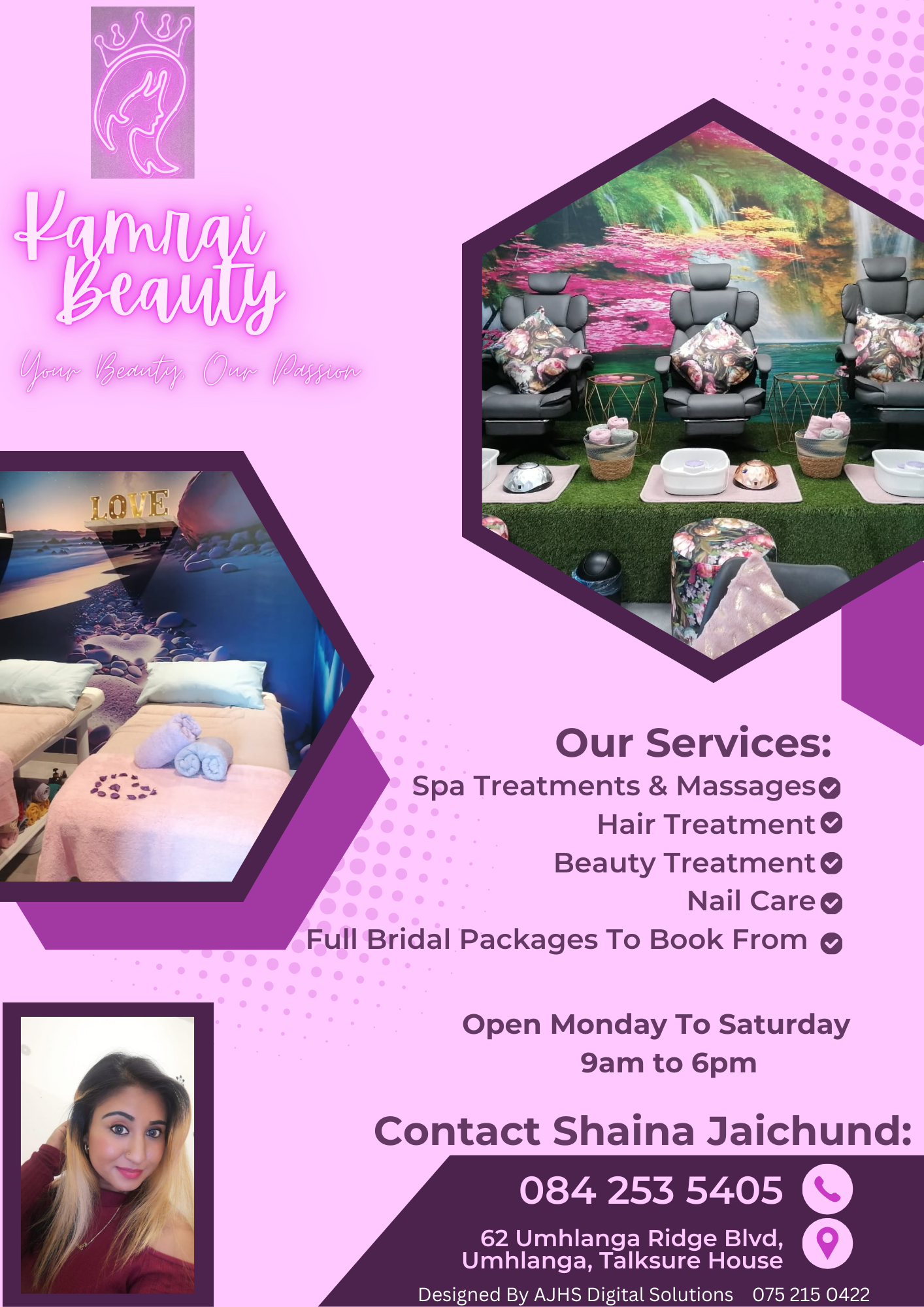 Kamrai Beauty - Standard Advert Design (Portrait)